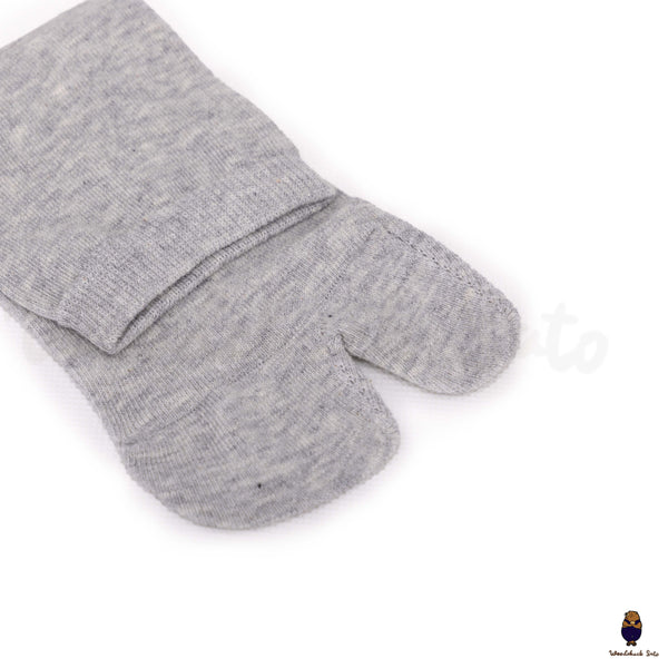 Japanese style women's Split-Toe tabi cotton socks fit sizes EU35-40