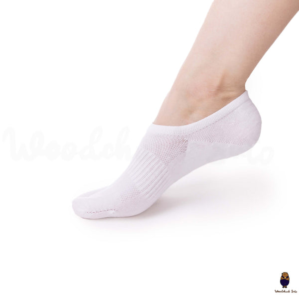 Unisex split-toe tabi cotton invisible no-show socks fit sizes EU 35-40