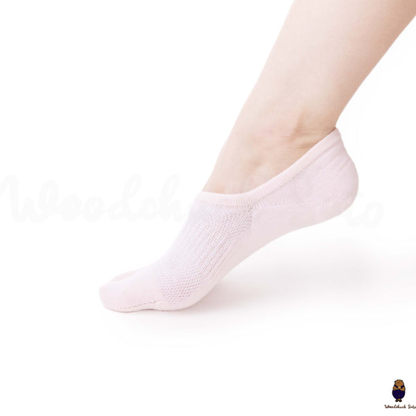 Unisex split-toe tabi cotton invisible no-show socks fit sizes EU 35-40