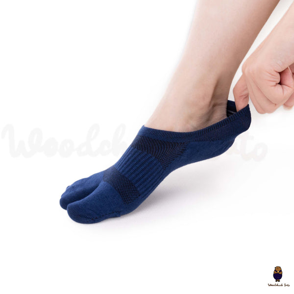 Unisex cotton invisible no-show tabi socks split-toe socks fit for size 39-45