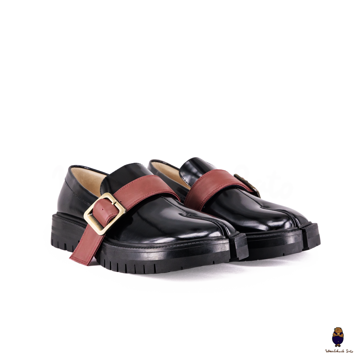 靴 Koji Kuga Chainsaw Toe Heel Loafer Extremely rare Archive 90´s product Kojikuga | Depop