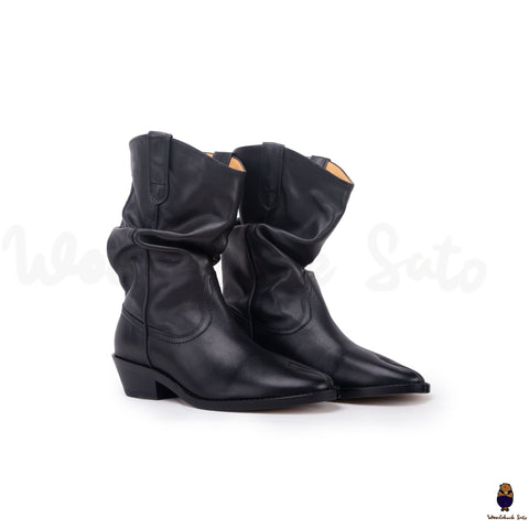 Woodchucksato Tabi black western boots