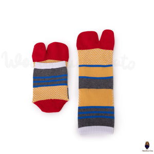Calcetines tobilleros tabi con punta dividida para hombre y mujer de estilo japonés, tallas EU39-45