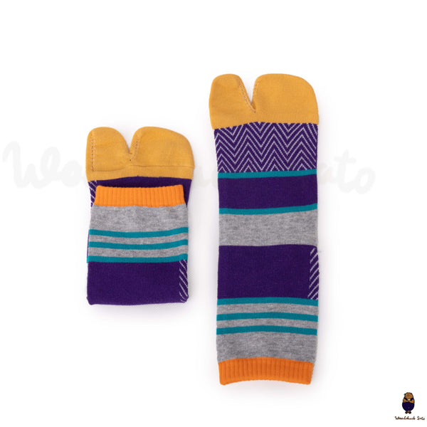 Calcetines tobilleros tabi con punta dividida para hombre y mujer de estilo japonés, tallas EU39-45