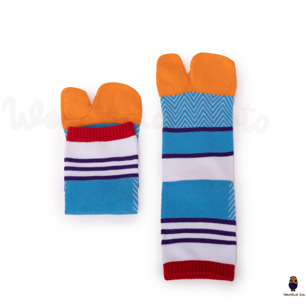 Calcetines tobilleros tabi con punta dividida para hombre y mujer de estilo japonés, tallas EU39-45