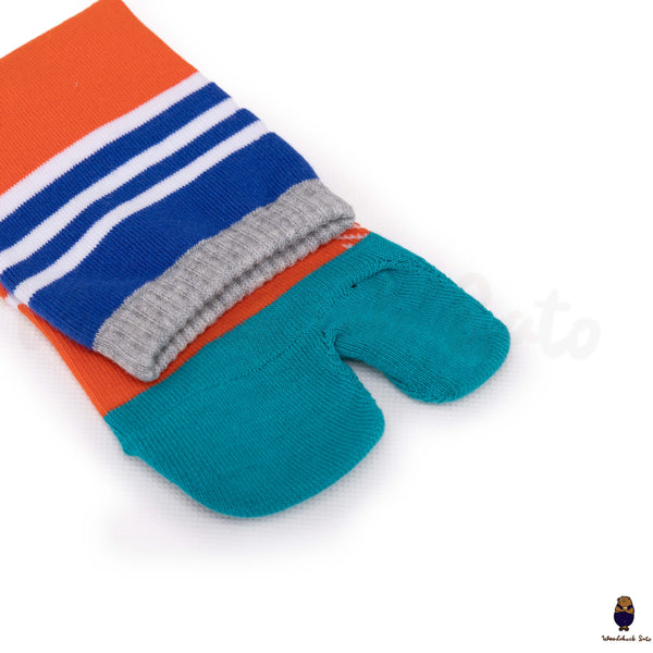 Calcetines tobilleros tabi con punta dividida para hombre y mujer de estilo japonés, tallas EU39-45