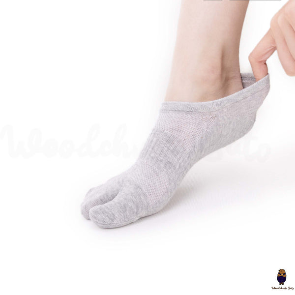 Unisex cotton invisible no-show tabi socks split-toe socks fit for size 39-45