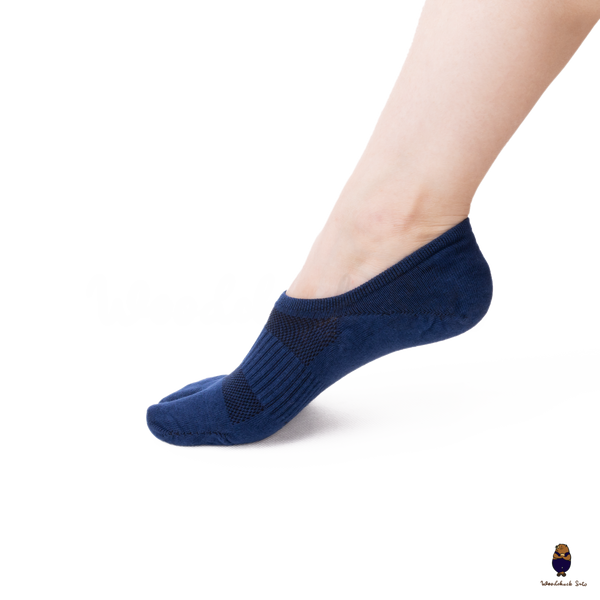 Unisex split-toe tabi cotton invisible no-show socks fit sizes EU 35-40