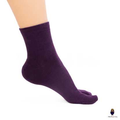 Unisex split-toe tabi cotton socks fit sizes EU39-48