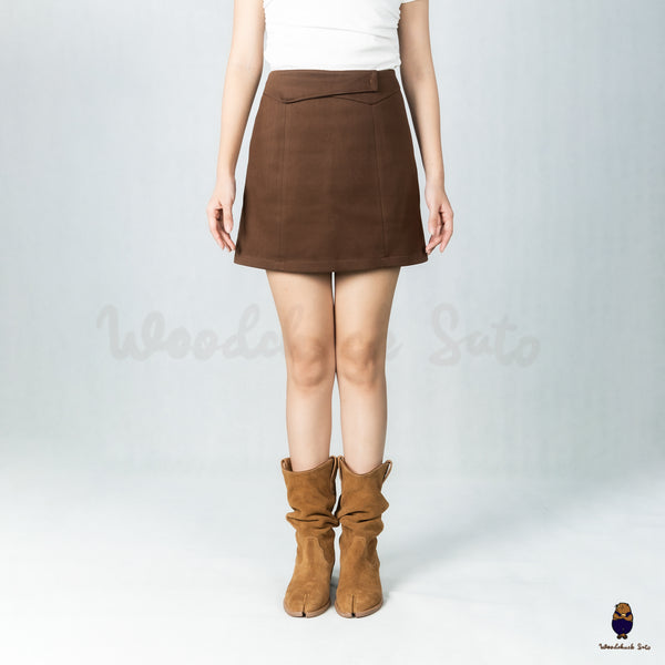 WoodchuckSato Tan Cow Suede Slouchy Western Boots with Low Heel