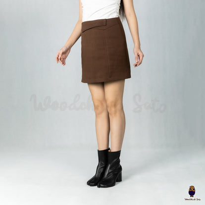 WoodchuckSato Japanese Black Cow Leather Tabi Ankle Boots 8 cm