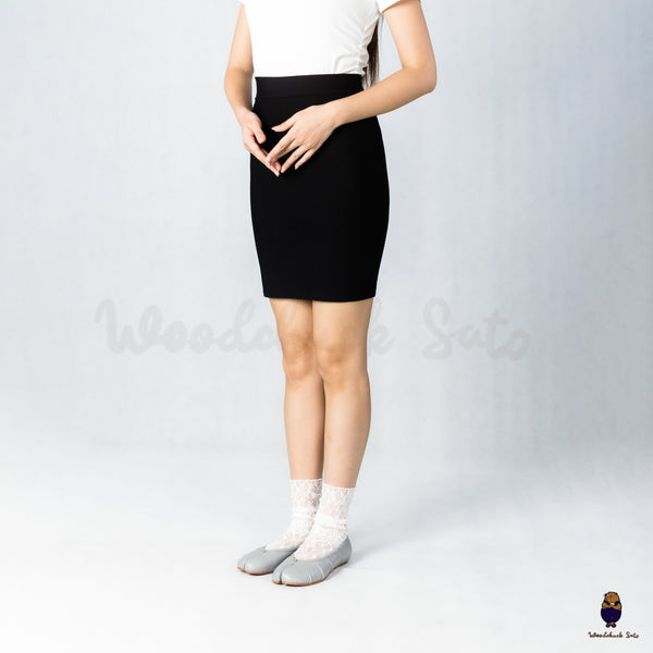 WoodchuckSato Blue Leather Tabi Ballet Flats with Ruched Detailing