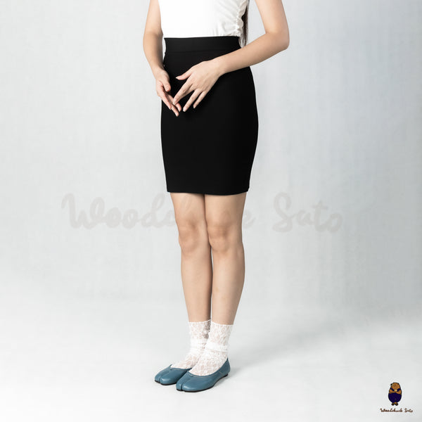 WoodchuckSato Blue Sheep Leather Split-Toe Ballet Flat
