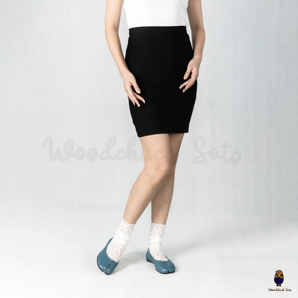 WoodchuckSato Blue Sheep Leather Split-Toe Ballet Flat