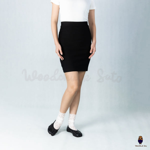 WoodchuckSato Black Leather Tabi Ballet Flats with Ruched