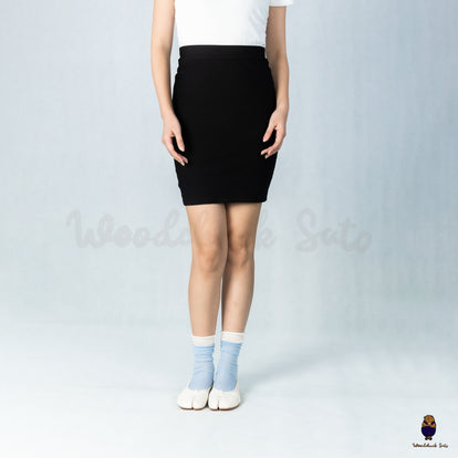 WoodchuckSato White Leather Split-Toe Tabi Fold Ballerina Flats