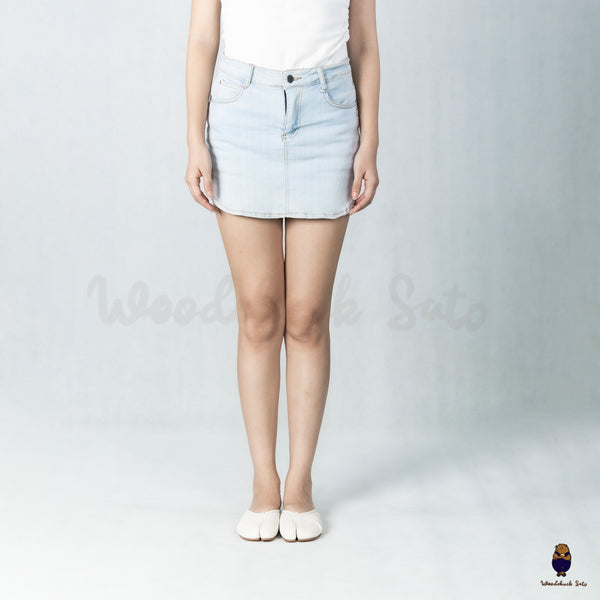 WoodchuckSato White Leather Tabi Mules with Ruched