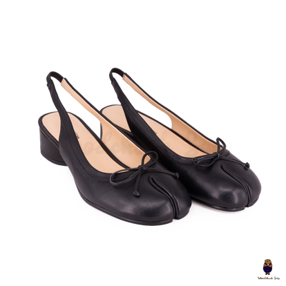 Mame Kurogouchi♡ Sheep Leather Tabi Sandals- BLACK Sheep Leather Tabi Sandals(22.5 BLACK): Mame Kurogouchi