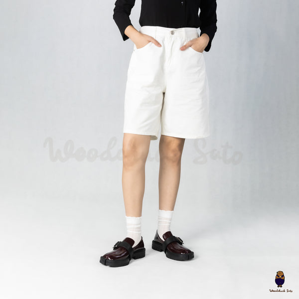 WoodchuckSato Burgundy Edge-Beaded Cowhide Leather Tabi Chunky Loafers with with Removable Black Strap