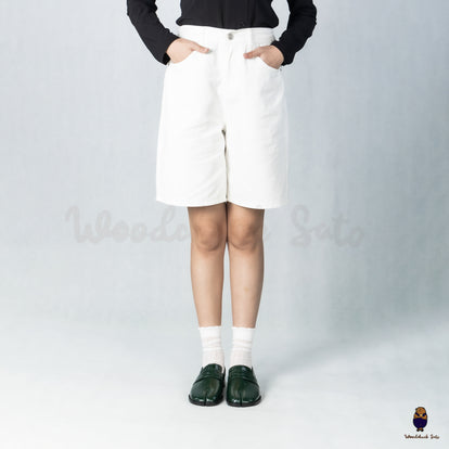 WoodchuckSato Forest Green Edge-Beaded Cowhide Leather Penny Strap