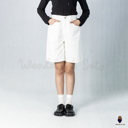 WoodchuckSato Classic Black Edge-Beaded Cowhide Tabi Monk Strap