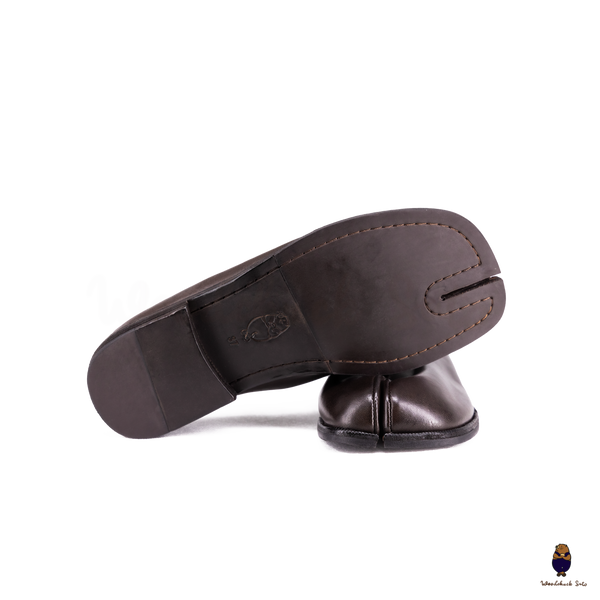 Woodchuck Sato Dark Espresso Vintage Horse Leather Tabi Mules EU 35–48