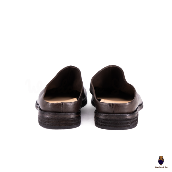 Woodchuck Sato Dark Espresso Vintage Horse Leather Tabi Mules EU 35–48