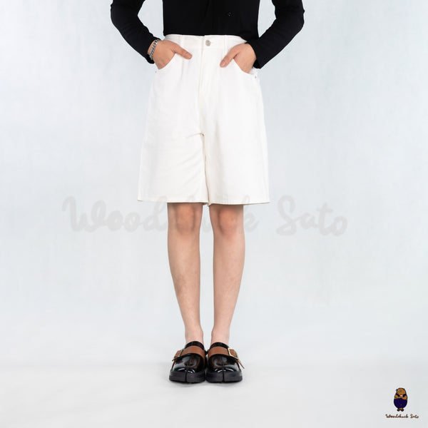 WoodchuckSato Black Fold-Heel Edge-Beaded Cowhide Leather Tabi Loafers with Removable Camel Brown Strap and Chunky Sole