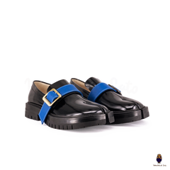 靴 AMERI WAVE CUTTING PLATFORM LOAFER AMERI WAVE CUTTING PLATFORM LOAFER M BLK LEATHER 01221230950
