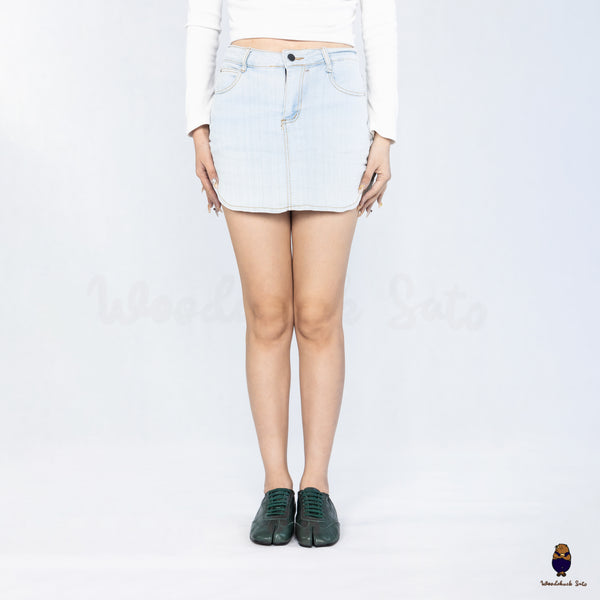 WoodchuckSato Dark Green Cow Leather German Trainer Tabi Sneakers