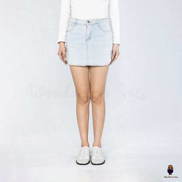 WoodchuckSato White Leather & Suede Tabi Lace-Up Shoes