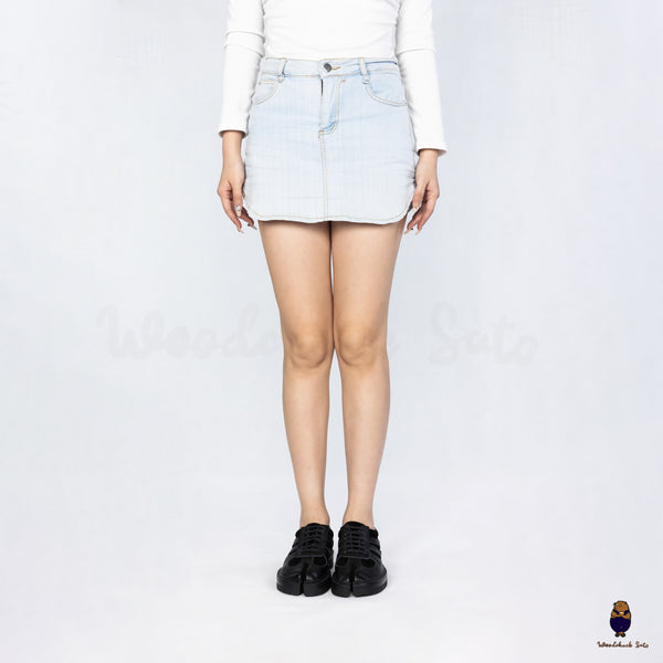 WoodchuckSato Black Leather & Suede Platform Tabi Lace-Up Shoes