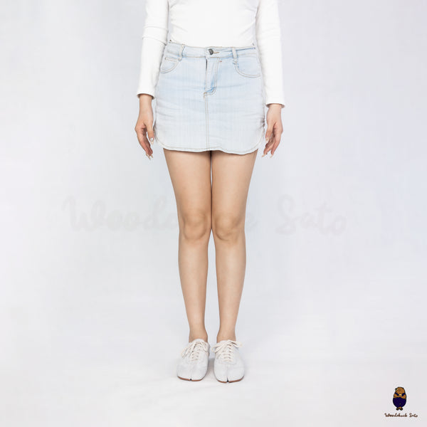 WoodchuckSato White Cow Leather German Trainer Tabi Sneakers