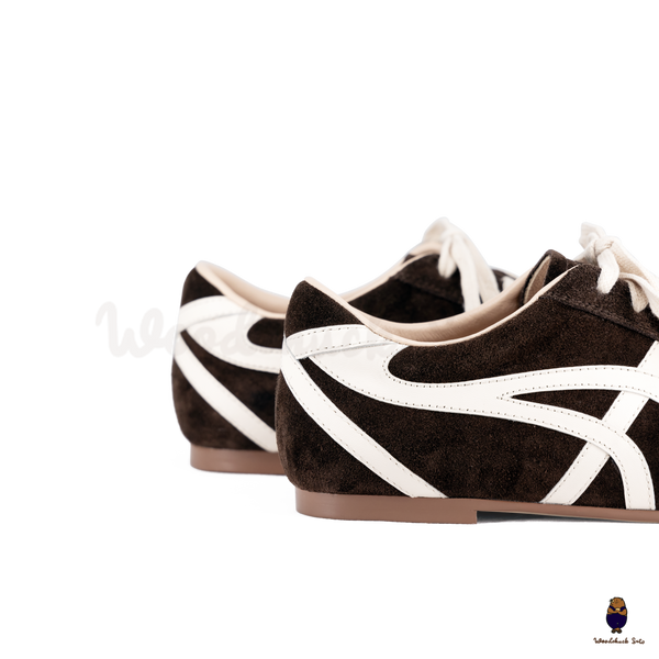 WoodchuckSato Dark Brown Suede German Trainer Tabi Split Toe Shoes