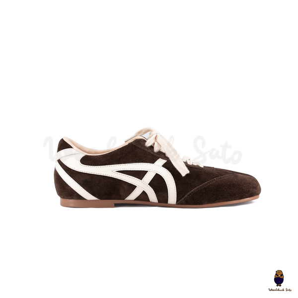 WoodchuckSato Dark Brown Suede German Trainer Tabi Split Toe Shoes