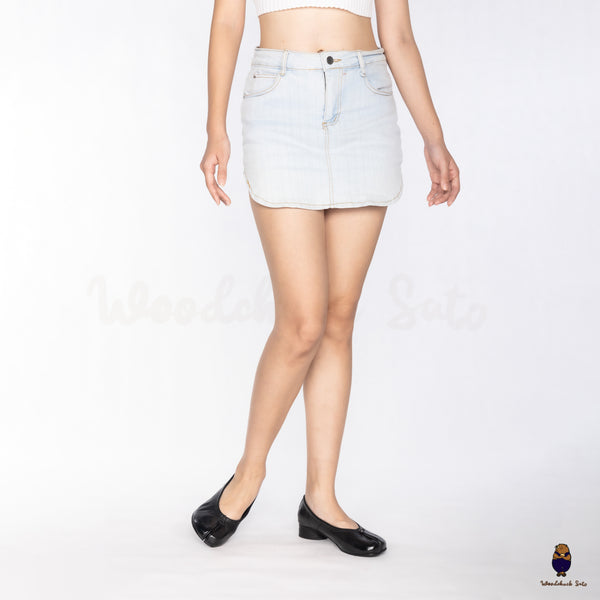 WoodchuckSato Black Horse Leather Tabi 3cm Heels