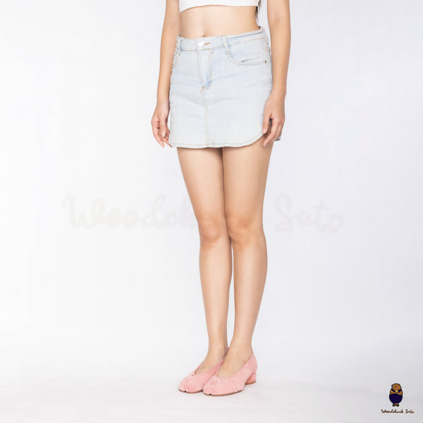 WoodchuckSato Pink Suede Cow Leather Tabi 3cm Heels