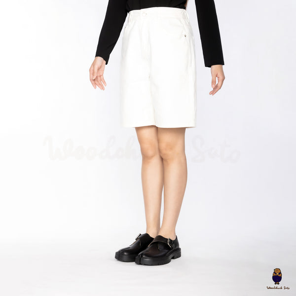 WoodchuckSato Blsck Edge-Beaded Cowhide Leather Tabi Monk Strap Shoes with Chunky Sole