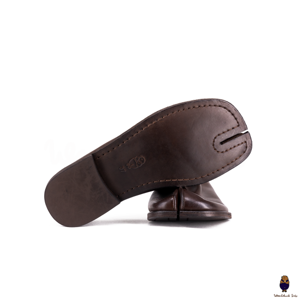 Woodchuck Sato Dark Espresso Horse Leather Tabi Mules