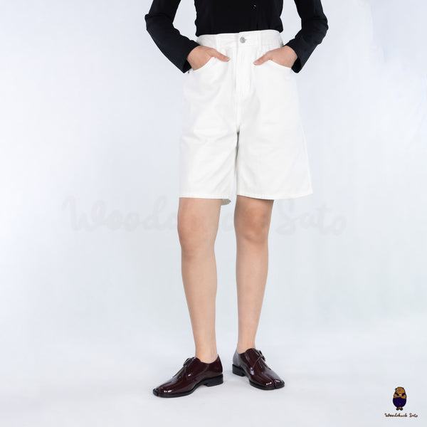 WoodchuckSato Burgundy Edge-Beaded Cowhide Leather Tabi Monk Strap Shoes