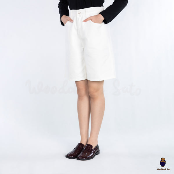 WoodchuckSato Burgundy Fold-Heel Edge-Beaded Cowhide Leather Penny Strap Tabi Loafers