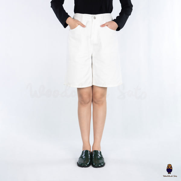 WoodchuckSato Forest Green Fold-Heel Edge-Beaded Cowhide Leather Penny Strap Tabi Loafers