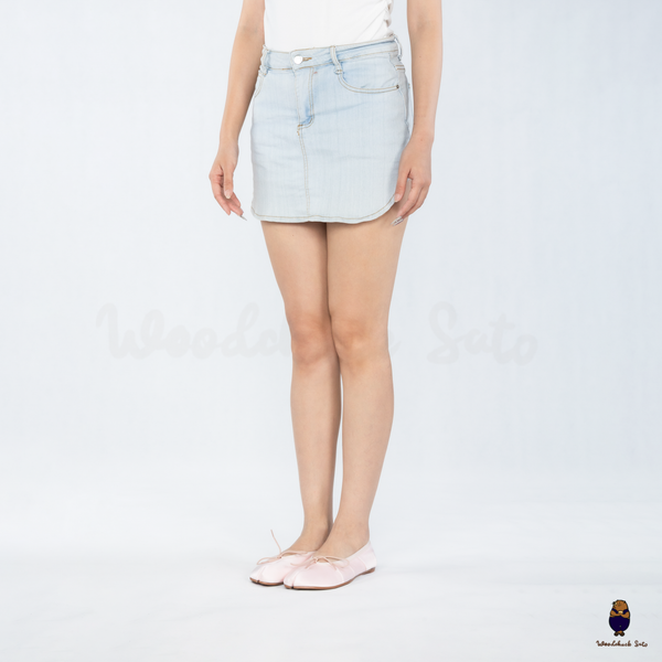 WoodchuckSato Pink Vegan Bow Tabi Ballet Flats