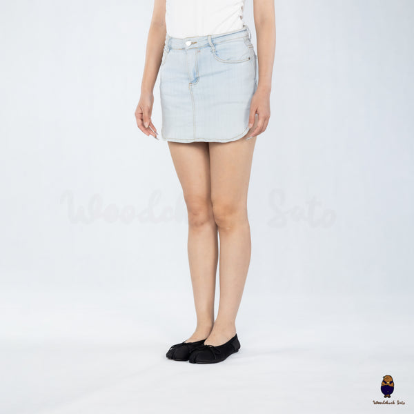 WoodchuckSato Black Vegan Bow Tabi Ballet Flats