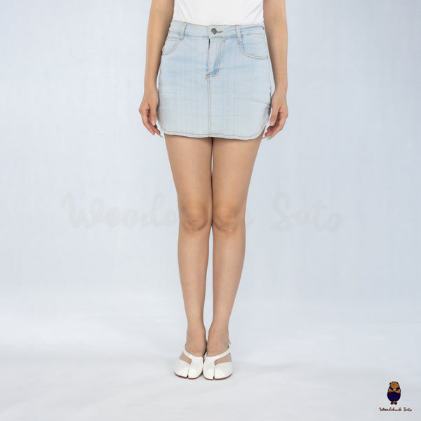 WoodchuckSato Mina White Open-Side Tabi Heels