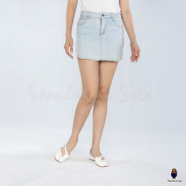 WoodchuckSato Mina White Open-Side Tabi Heels