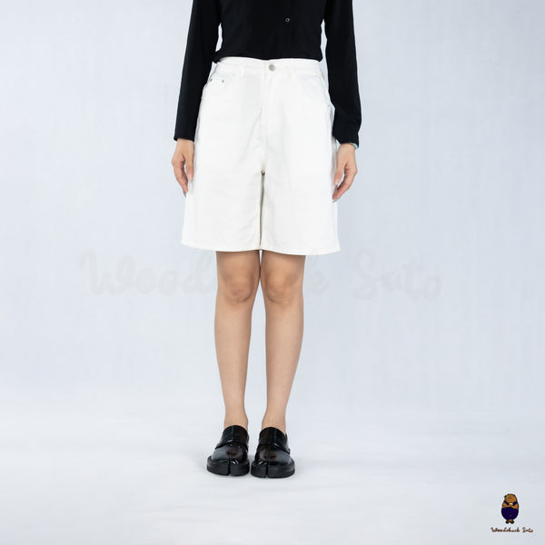 WoodchuckSato Black Fold-Heel Edge-Beaded Cowhide Leather Tabi Loafers with Removable Blue Strap and Chunky Sole