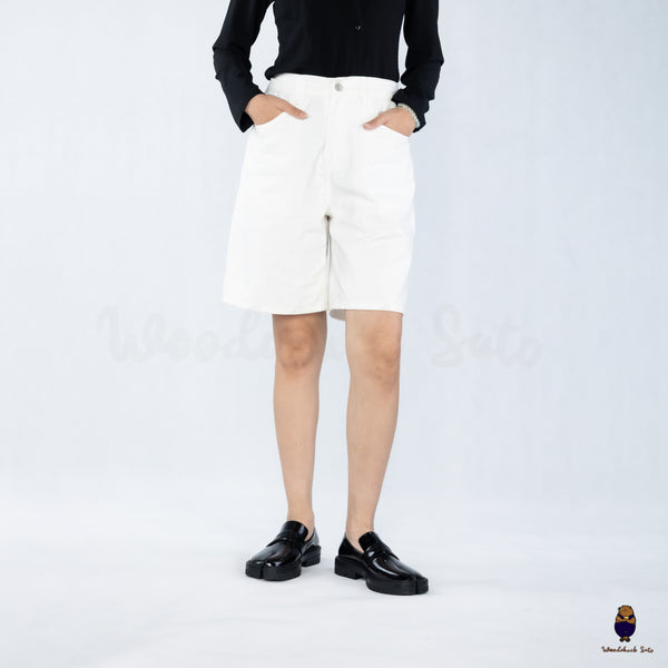 WoodchuckSato Black Fold-Heel Edge-Beaded Cowhide Leather Tabi Loafers with Removable Blue Strap and Chunky Sole