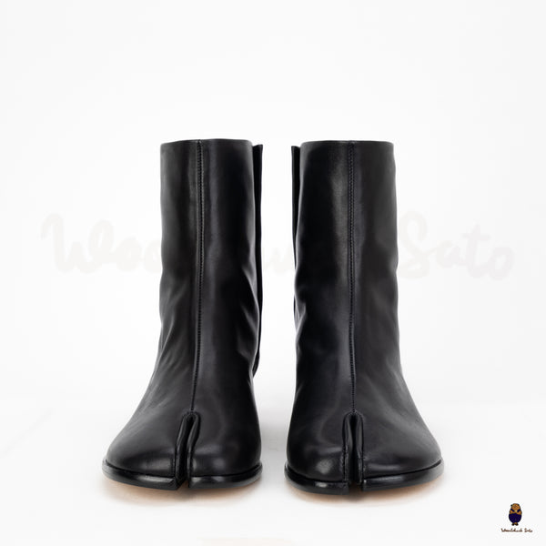 Women’s/men’s leather Tabi split-toe boots with 3cm heel height EU35-48