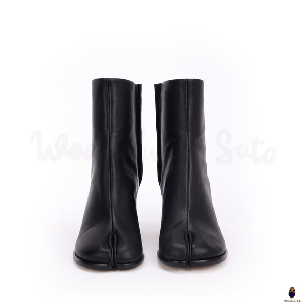 Nouveau Tabi bottes homme femme cuir à bout fendu cuir de veau EU35-48 talon 6 cm version améliorée